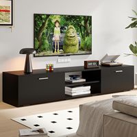 Meuble TV de Luxe Moderne et Élégant pour Salon, Meuble de Rangement Spacieux sur Pied avec Étagères Ouvertes, Meilleure Vente
