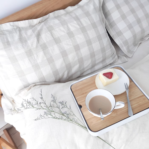 <span class=keywords><strong>Set</strong></span> di biancheria da letto di lusso Premium <span class=keywords><strong>Set</strong></span> di <span class=keywords><strong>lenzuola</strong></span> in cotone naturale francese - Product Image 5