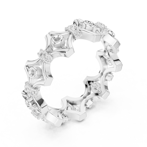 Bague en or avec perles 14K pour dames - Product Image 3