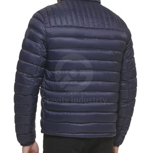 Fabricant pakistanais de vestes d'hiver matelassées pour hommes, service OEM, col montant personnalisé, logo sur le devant, écologiques, respirantes, dernières tendances - Product Image 3