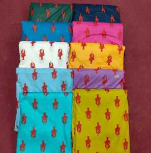 Telas de Algodón Estampadas con Serigrafía Personalizadas, Estilo Dobby Antipilling, Tejido Grueso, Patrones Vibrantes, Suaves y Transpirables - Product Image 2