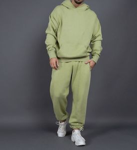 Ensemble de pantalons de survêtement à capuche baggy unisexe nouvelle mode vêtements de sport de couleur pure hiver survêtement de jogging tricoté imprimé Technics femmes - Product Image 5