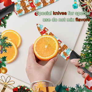 Couteau de chef en gros, revêtement céramique, manche en plastique, passe au lave-vaisselle, pour la cuisine à domicile, prix d'usine, livraison rapide - Product Image 4