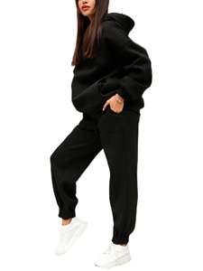 Chándales deportivos unisex de algodón con cuello redondo de 2 piezas, producto de invierno personalizado para hombres y mujeres, respetuosos con el medio ambiente - Product Image 3