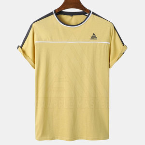 ผู้ผลิตเสื้อยืดผู้ชายผ้าฝ้าย 100% คุณภาพสูง แห้งเร็ว ระบายอากาศดี รับทำโลโก้ตามสั่ง ขั้นต่ำ 20 ชิ้น ผลิตในปากีสถาน - Product Image 1