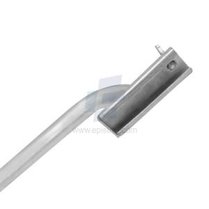 Marteau à tatouer standard en acier inoxydable avec manche en bois coloré, 1 rangée 4 chiffres |   Outils d'identification des animaux - Product Image 3