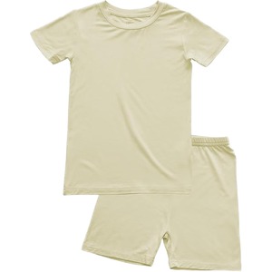 <b>Summer</b> Breathable Casual Knitted Solid Polyester Cotton <b>Shirt</b> Sets <b>for</b> <b>Men</b> - Product Image 2