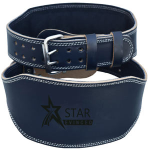 Ceinture d'haltérophilie en cuir véritable Ceinture d'haltérophilie confortable et résistante pour gymnastique Équipement de levage de puissance Logo personnalisé 10mm d'épaisseur - Product Image 2