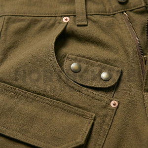 Pantalones Cargo de Cintura Alta para Hombre, Talla Grande, Corte Recto, Ligeros, 100% Algodón, para Uso en Exteriores y Entrenamiento - Product Image 6