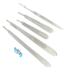 Juego de 5 cuchillos de bisturí surtidos de alta calidad, mangos de instrumentos veterinarios, fabricante de instrumentos quirúrgicos - Product Image 4