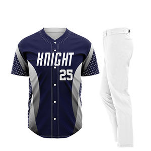 Uniformes Deportivos de Béisbol y Sóftbol Más Vendidos, 100% Poliéster, Uniformes Atléticos Ligeros para Equipos, Servicio de Fábrica OEM - Product Image 2