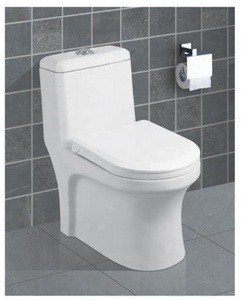 Toilette monobloc moderne en céramique avec double chasse et drainage S/P-Trap en Chine Vente en gros de qualité d'exportation - Product Image 5