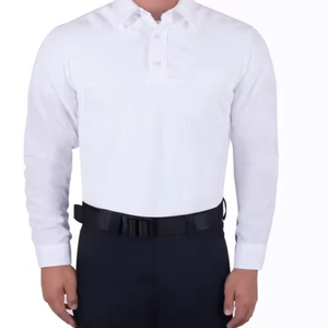 Chemise uniforme à manches longues pour garde de sécurité pour le personnel Chemise décontractée pour hommes et garde - Product Image 1