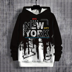 Nouveau gros sweat à capuche personnalisé ensembles tout imprimé pull à capuche vêtements de sport à manches longues sweat à capuche sublimé hommes et femmes - Product Image 6