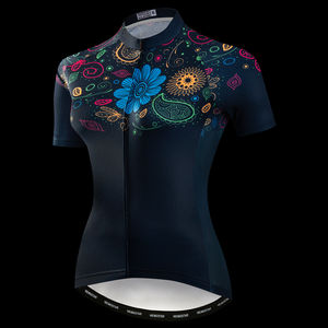 Jersey de Motocross de Carreras Estampado, Transpirable y Cortavientos, Talla XL, para Adultos, Talla Grande, Protección UV, Manga Corta, Ropa de Automovilismo - Product Image 5