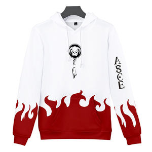 Sudadera con capucha de algodón de gran tamaño superventas sudadera de algodón con estampado personalizado y hombros caídos negros con Puff Technics - Product Image 2