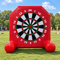 Cible géante gonflable de football pour événements sportifs en plein air et locations de fêtes