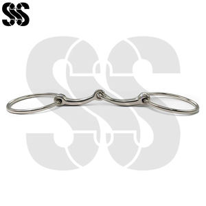 Bocados de equitación inglesa de acero inoxidable de alta calidad, ajuste cómodo, duraderos, con soporte lateral estable que previene la caída. - Product Image 2