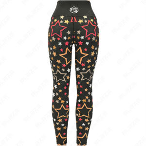 OEM Wholesale Elastic Waist Yoga Leggings High Waist Workout Sports Pants Breathable Sweat Wicking Seamless Spandex Leggings - Product Image 3