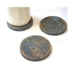 Posavasos de corcho de esquinas de resina epoxi reutilizables naturales de alta calidad para posavasos de vidrio para bebidas frías resistentes al calor alfombrillas y almohadillas - Product Image 1