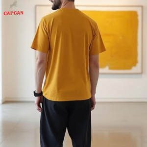 Camisetas de Verano para Hombre, Nueva Colección, Ligeras, Ecológicas, de Poliéster/Algodón, de Secado Rápido, Cuello Redondo y Manga Corta - Product Image 3