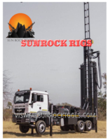 SUNROCK RIGS DRTH 700 DTRH AVEC COMPRESSEUR 1500 CFM 425 PSI PERÇAGE DUR PARFAIT POUR LE PERÇAGE DE ROCHE DUR
