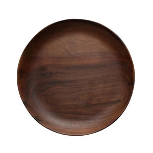 Bandeja de madera de estilo americano para comer el desayuno Ventas de fábrica Bandeja de madera para servir alimentos con anillo de borde de latón Bandeja de mesa de centro - Product Image 5