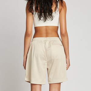 Venta al por mayor en blanco de alta calidad de malla de pantalones cortos de 5 pulgadas entrepierna con cremallera bolsillos pantalones cortos personalizados Unisex DDP envío - Product Image 3