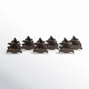 Anillo de Servilleta de Madera con Forma de Árbol, Decoración de Mesa de Temporada, Ideal para Fiestas, Cenas y Regalos - Product Image 5