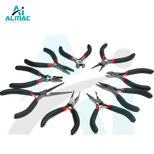 ALMAC Ensemble de 9 pinces à bec en acier inoxydable de haute qualité, outil à main diagonal pour accessoires de coupe de bijoux - Product Image 5