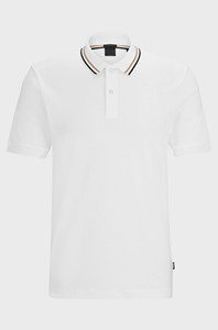 Polo homme de haute qualité en coton, logo personnalisé, polo uni en blanc, polo en coton - Product Image 4