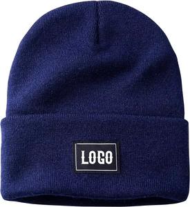 Gorro de Punto Unisex para Adultos, Cómodo, con Logotipo Personalizado, Diseño de Rayas de Colores con Impresión Puff, Transpirable, Impermeable, Abrigado para Invierno - Product Image 2