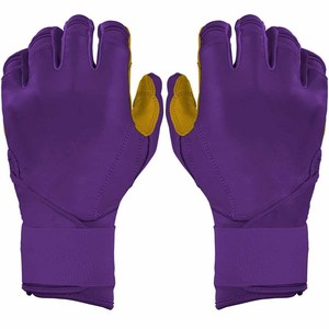 Gants de frappe sportifs Qaswa Sports de qualité supérieure, sur mesure, très résistants, à manchette longue, en cuir véritable, avec fermeture auto-agrippante - Product Image 1