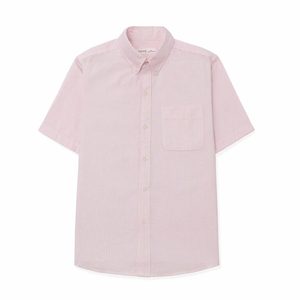 TST 8127.1 เสื้อเชิ้ตลำลองแขนสั้นลายจุดอ็อกซ์ฟอร์ดพร้อมปกตั้งสำหรับฤดูใบไม้ร่วง-ระบายอากาศได้ดี - Product Image 5