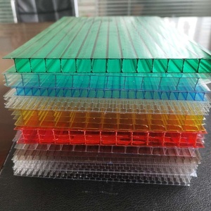 Feuille de serre en <span class=keywords><strong>Polycarbonate</strong></span> gris résistant à l'abrasion haute résistance <span class=keywords><strong>plaque</strong></span> de soleil creuse à double paroi - Product Image 5