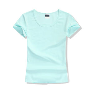 Fabricación de calidad superior Camisetas unisex 100% algodón Logotipo personalizado Camiseta de mujer lisa en blanco - Product Image 6