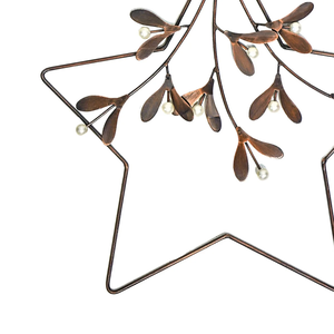 Latest Collection Of Christmas <b>Ornaments</b> and wreaths in metal and Crochets and beads <b>hand</b> crafted in attractive garlands. - Product Image 2