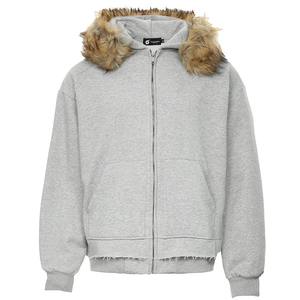 <b>Fur</b> Collar Hoodies Men Streetwear Harajuku Hip Hop Oversized <b>Hoodie</b> Hooded Sweatshirt Loose Casual <b>Hoodie</b> Jackets - Product Image 3