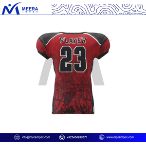 Maillot de football américain OEM pour hommes Chemise d'équipe respirante à séchage rapide personnalisée Uniforme Vêtements de sport imprimés par sublimation Fourniture OEM - Product Image 3