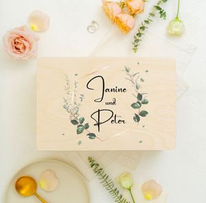 Wedding Memory <b>Box</b> Wedding <b>Gift</b> <b>for</b> Married Couples Liners Inside <b>for</b> Home Kitchen Wedding <b>Christmas</b> Jewelry Storage Organizer - Product Image 2