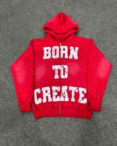 Sudadera con Capucha Completa con Cremallera, 100% Algodón Orgánico Transpirable, con Logotipo Personalizado, Impresión en Serigrafía, de Alta Calidad, Nueva, Último Modelo, Precio al por Mayor para Hombre - Product Image 2