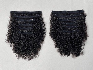 KFhair Invisible Afro Kinky <b>Curly</b> Clip <b>Hair</b> Extensions Double Drawn Cuticle Aligned 100% Unprocessed Vietnamese Raw <b>Hair</b> No Shed - Product Image 2