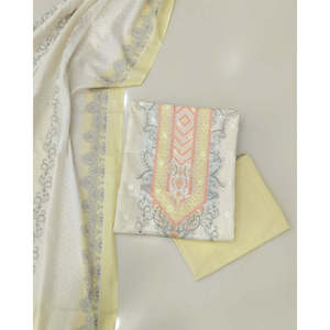 Ensemble de costume pour femme en coton imprimé non cousu - Citron - Été - Décontracté - 320g - Product Image 3