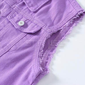 Prix de gros Nouvelle arrivée Gilet en jean d'hiver respirant pour homme Vêtement d'extérieur décontracté Logo et design personnalisés Haute qualité - Product Image 4