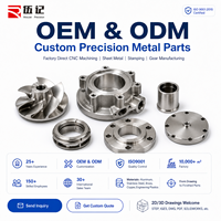 Pièces d'équipement de traitement de l'eau sur mesure, service d'usinage CNC, composants en alliage d'aluminium de précision, plaqués nickel argenté 0,005 mm