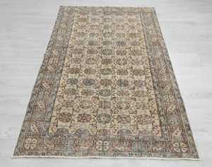 พรมถักทำมือพรมเปอร์เซียสีเบจตุรกีพรมโอชาคพรมปูพื้นพรมปูพื้นขนาด8x10ฟุตปัก - Product Image 1