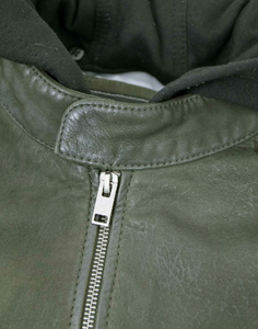 Chaquetas de cuero genuino Chaquetas de cuero personalizadas para mujeres Chaquetas de cuero puro unisex para hombres - Product Image 4