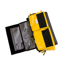 Sac à outils en vinyle robuste avec bande réfléchissante personnalisable, sac à bandoulière en PVC