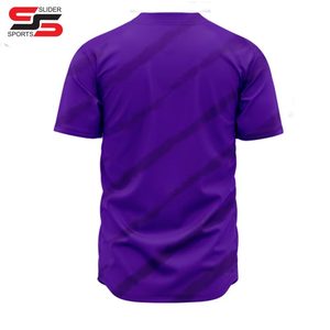 Venta al por mayor Oem sublimación llano blanco béisbol Jersey camiseta personalizada béisbol Jerseys para hombres - Product Image 2