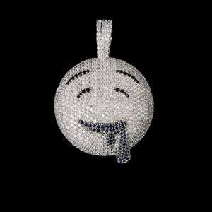 Lujo VVS Moissanite Joyería fina 14K Chapado en oro 925 Colgante de plata con estilo de hip-hop de diamante elegante para fiestas - Product Image 6